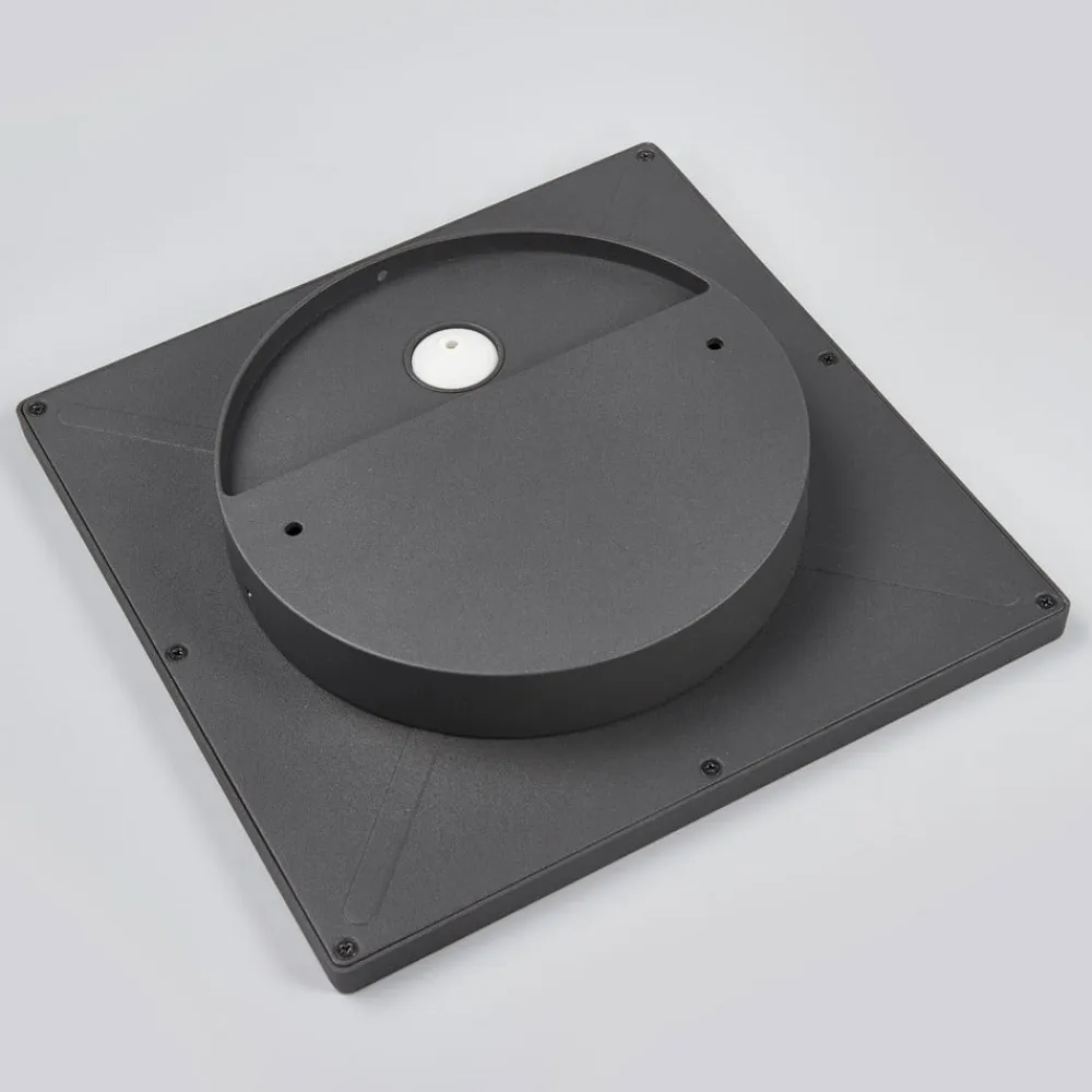 LED udendørs loftlampe Mabella, 23 cm, antracit^Lucande Hot