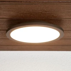 Lucande LED udendørs loftlampe Malena, bevægelsessensor, IP65