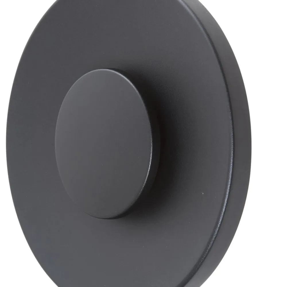 LED udendørs væglampe Kayana, sort, aluminium, 24 cm^Lucande Best