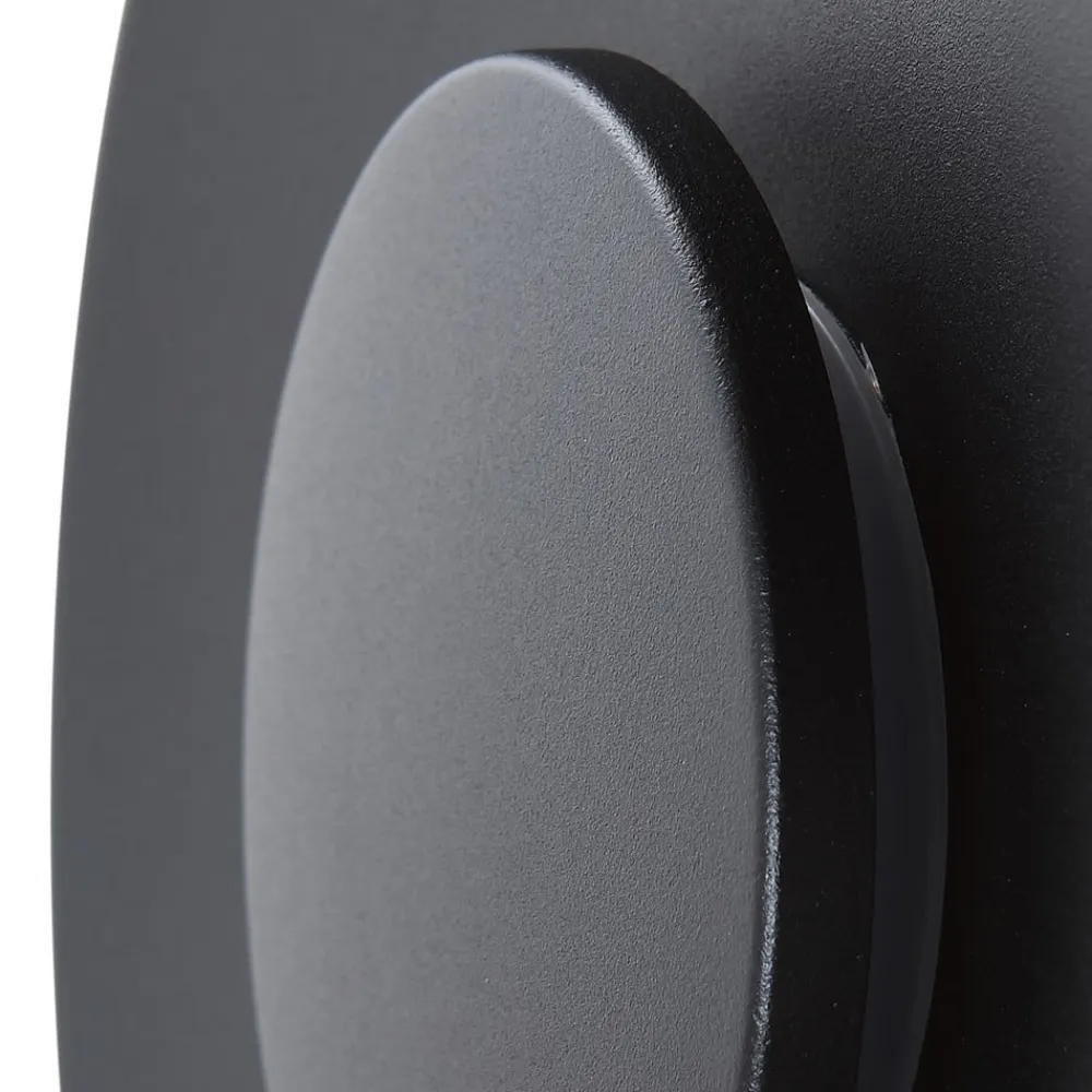 LED udendørs væglampe Kayana, sort, aluminium, 24 cm^Lucande Best