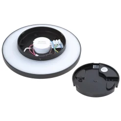 LED udendørs væglampe Kayana, sort, aluminium, 24 cm^Lucande Best