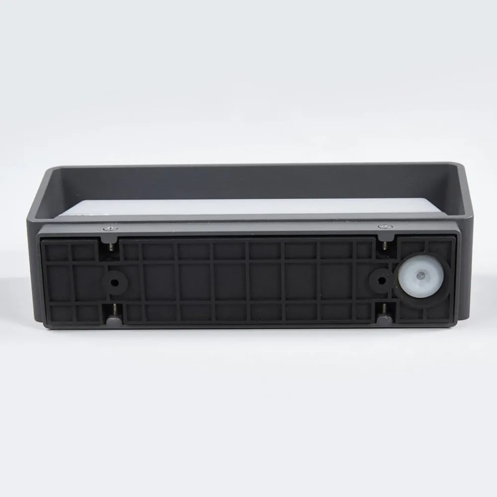 Lucande LED udendørs væglampe Midvig, mørkegrå, kantet, IP65