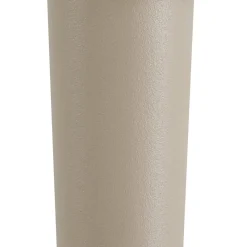 LED-batteridrevet lysestage Lea, vase, beige, 28 cm^Lucande