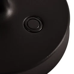 LED-batteridrevet lysestage Lea, vase, mørkebrun, 28 cm^Lucande Sale