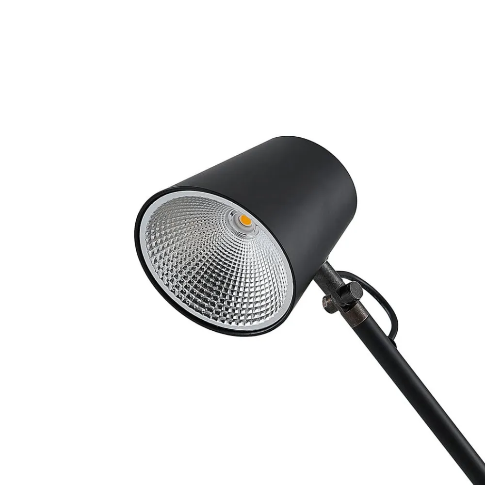 LED-bordlampe Tarris, højde 46 cm, sort^Lucande Best