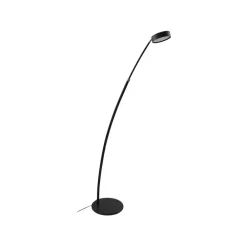 LED-buelampe Boga, sort, metal, dæmpbar^Lucande Outlet