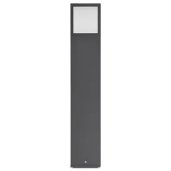 Lucande LED-gadelampe Dewari, 65 cm, mørkegrå, IP54