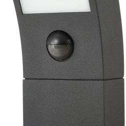 LED-gadelampe Lennik, sensor, 100 cm, antracit^Lucande Outlet