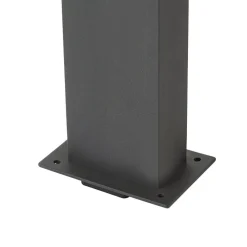 LED-gadelampe Lennik, sensor, 100 cm, antracit^Lucande Outlet