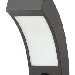 LED-gadelampe Lennik, sensor, 100 cm, antracit^Lucande Outlet