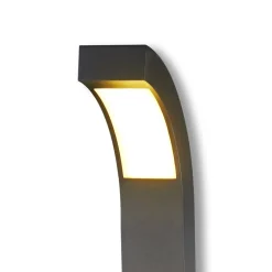 LED-gadelampe Lennik, 100 cm, antracit, metal^Lucande Best