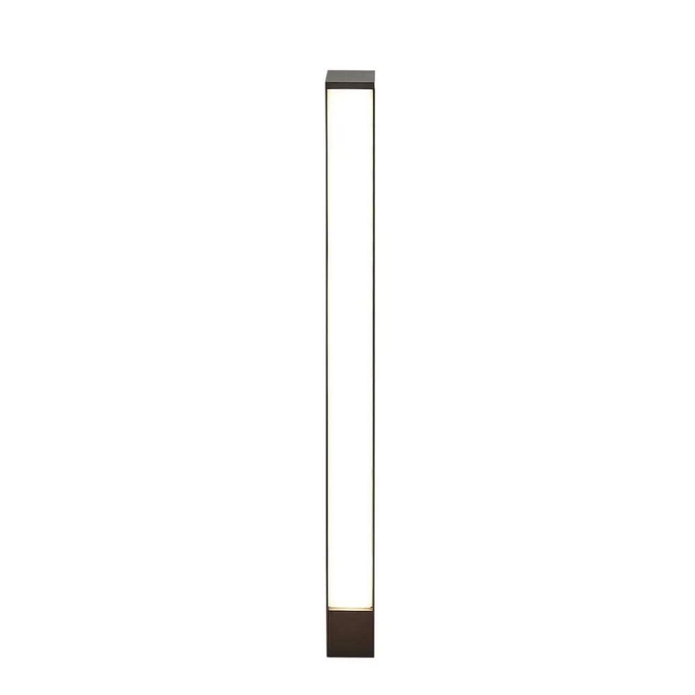 Lucande LED-gadelampe Lirka, mørkegrå, metal, 60 cm