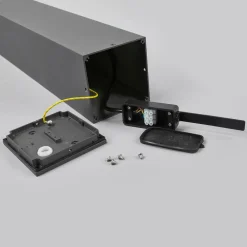 LED-gadelampe Nicola, 65 cm, antracit, P54^Lucande Online