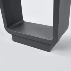 Lucande LED-gadelampe Ninon, 80 cm, antracit, metal