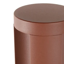 Lucande LED-gadelampe Raiku, rustfarvet, aluminium, 65 cm