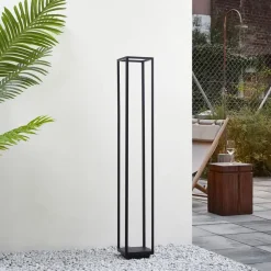 LED-gadelampe Thorvid, højde 120 cm, sort^Lucande Sale