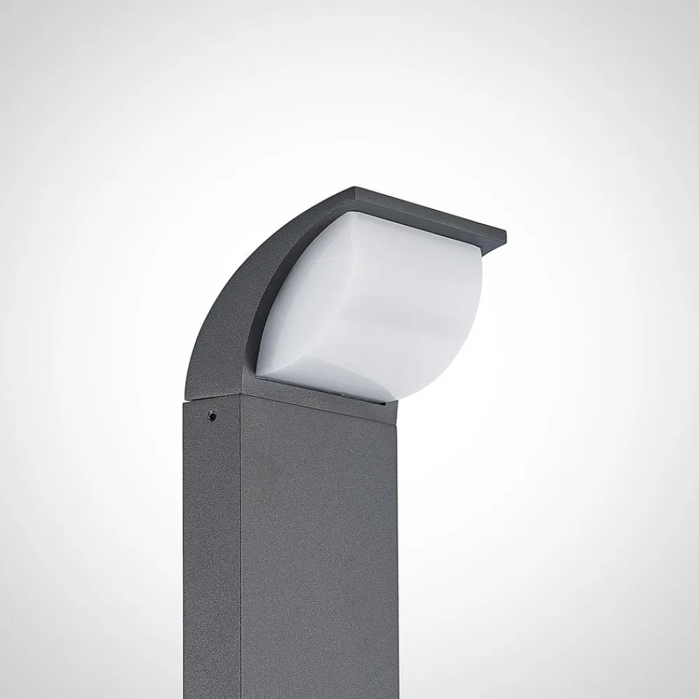 Lucande LED-gadelampe Tinna, 100 cm, antracit, IP65