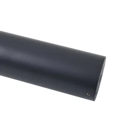 Lucande LED-gadelampe Tuberia, antracit, metal, 80 cm