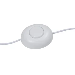 Lucande LED-gulvlampe Audrina, beige, metal, dæmpbar