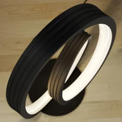 Lucande LED-gulvlampe Bronwyn, 122 cm, antracit, aluminium