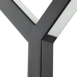 LED-gulvlampe Ilian, sort, metal, CCT, dæmpbar^Lucande Discount