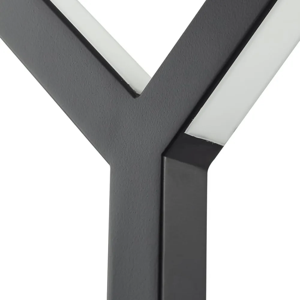 LED-gulvlampe Ilian, sort, metal, CCT, dæmpbar^Lucande Discount