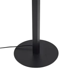 LED-gulvlampe Ilian, sort, metal, CCT, dæmpbar^Lucande Discount