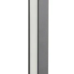 LED-gulvlampe Linija, sort, højde 110 cm, sensor^Lucande Online