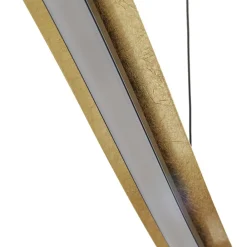 LED-hængelampe Alevia, sort/guld, CCT^Lucande Best