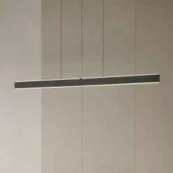 LED-hængelampe Arvon, sort, 117 cm, dæmpbar, CCT^Lucande Sale