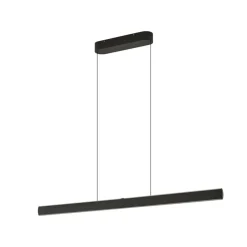 LED-hængelampe Arvon, sort, 117 cm, dæmpbar, CCT^Lucande Sale