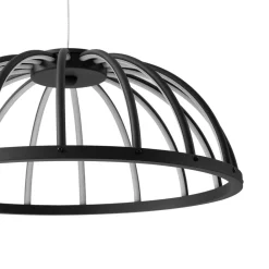 LED-hængelampe Attea, sort, Ø 40 cm, aluminium^Lucande Sale