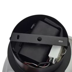 Lucande LED-hængelampe Dain, 1 lyskilde, røggrå, glas