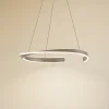Lucande Pendellamper|Pendellamper>LED-hængelampe Eloura, sølv, Ø58cm, metal, CCT