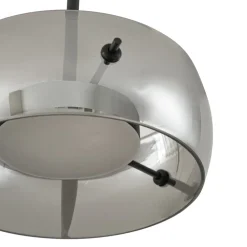 LED-hængelampe Martis, sort, 3 lyskilder, step-dæmpbar^Lucande Sale