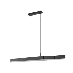 LED-hængelampe Torven, sort, CCT, udtrækkelig^Lucande New