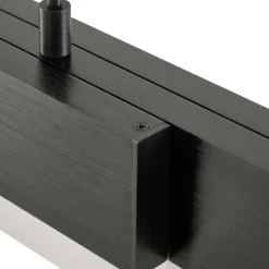 LED-hængelampe Torven, sort, CCT, udtrækkelig^Lucande New