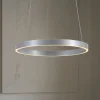 LED-hængelampe Yonam, Ø 60 cm, 1 lyskilde, aluminium, CCT^Lucande Best