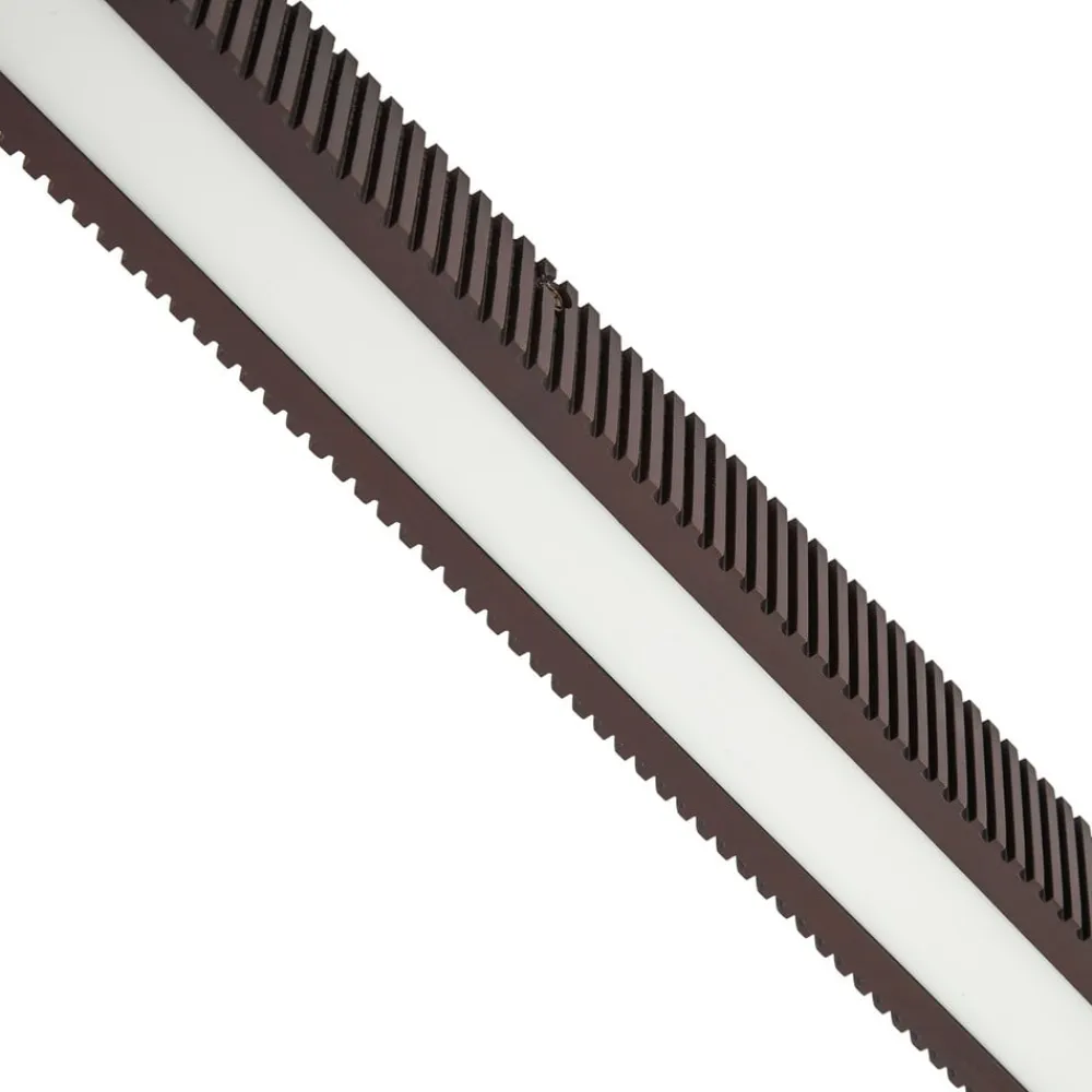 LED-loftlampe Emara, mørkt træ, eg, dæmpbar^Lucande Hot