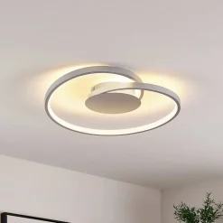 LED-loftlampe Enesa, Ø 46 cm, 2.700 K, dæmpbar^Lucande Best