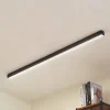 LED-loftlampe Teniona, 132 cm, sort, aluminium^Lucande Clearance