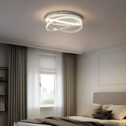 Lucande Loftlamper|Loftlamper>LED-loftslampe Aldric, hvid, aluminium, Ø 45 cm