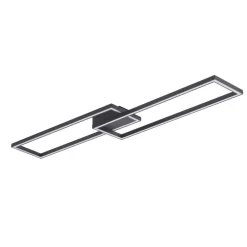 LED-loftslampe Tjado, 120 cm lang, sort, metal^Lucande New