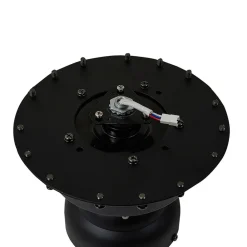 Lucande LED-loftventilator Omendo, sort, DC, støjsvag, CCT