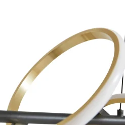 LED-pendel Madu, sort, metal, 92,5 cm lang^Lucande Best