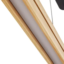 LED-pendellampe Darnor, træ, CCT, længde 100 cm^Lucande Best