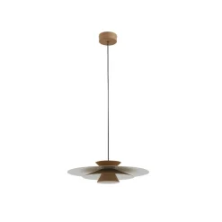 LED-pendellampe Livie, beige, aluminium, Ø 50 cm^Lucande Hot