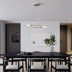 LED-pendellampe Lyani, 80 cm, krom, dæmpbar^Lucande Online