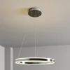 LED-pendellampe Lyani, Ø 60 cm, krom, dæmpbar^Lucande Sale