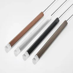 Lucande LED-pendellampe Stoika, 80 cm, 16-lys, kantet